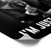 Die Wirklichkeit ist nicht hinter mir her, sondern Poster (Ecke)