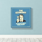 Die Wirtschaft: Mittag Martini Leinwanddruck (Insitu (Holzboden))