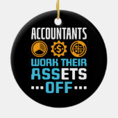 Die Wirtschaftsprüfer arbeiten ihre Vermögenswerte Keramik Ornament (Hinten)