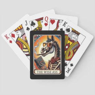 Die Wise @ss Skeleton Tarot Poker Karten Spielkarten