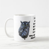 DIE WISSENE ALTE OWL-Tasse Kaffeetasse (Links)