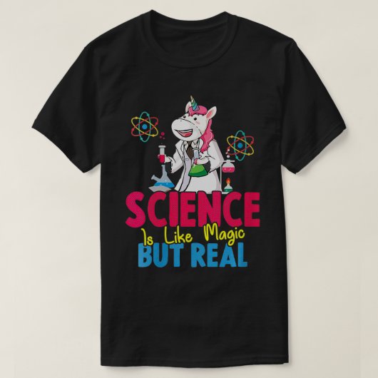 Die Wissenschaft der Frauen ist wie eine Magie, ab T-Shirt (Design vorne)