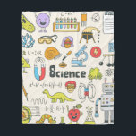 Die Wissenschaft der Schule doodle Set 1. Vintage Fleecedecke<br><div class="desc">Die Wissenschaft der Schule doodle Set 1. Handgezeichnete Vintage Abbildung.</div>