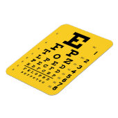 Die Wissenschaft ist Cool: Retro-Augendiagramm-Oph Magnet (Linke Seite)