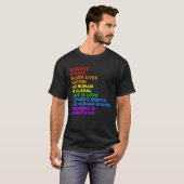 Die Wissenschaft ist die wahre Liebe, wenn die Lie T-Shirt (Vorne ganz)