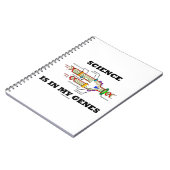 Die Wissenschaft steckt in meinen Genen (DNA-Repli Notizblock (Linke Seite)