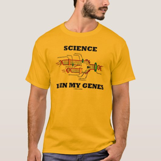 Die Wissenschaft steckt in meinen Genen (DNA-Repli T-Shirt (Vorderseite)