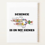 Die Wissenschaft steckt in meiner DNA-Replikation Planer (Rückseite)