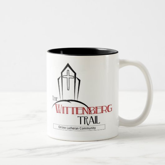 Die Wittenberg-Hinterkaffee-Tasse Zweifarbige Tasse (Rechts)