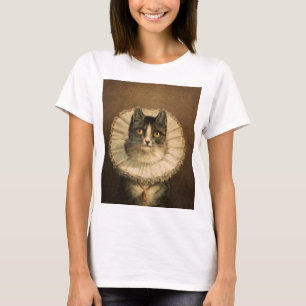 Die Witwe (1861–1897), vintage Katzenporträt T-Shirt