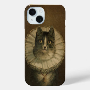 Die Witwe Antiquitäten Vintage-Katzenmalerei Kätzc Case-Mate iPhone Hülle