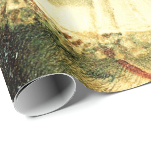 Die Witwe durch Frederick Dielman, typische Kitch Geschenkpapier (Rolleneckpunkt)