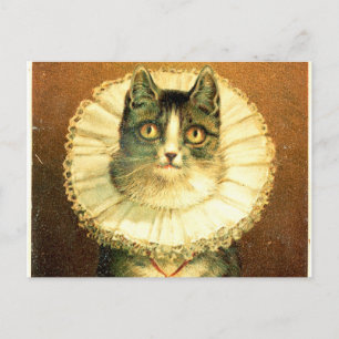 Die Witwe von Frederick Dielman, typische Kitsch-K Postkarte