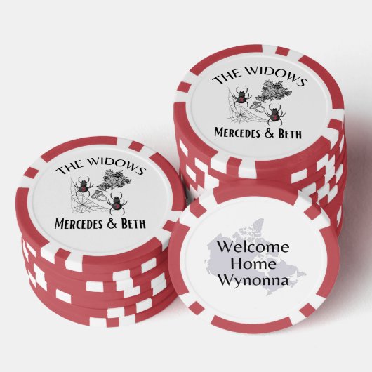 Die Witwen Pokerchips (Stapel)