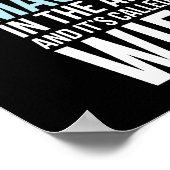 Die WLAN-Verbindung in der Luft ist zauberhaft Poster (Ecke)