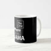 Die, wo ich ein Mama-Muttergeschenk werde Kaffeetasse (VorderseiteRechts)