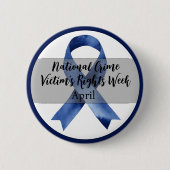Die Woche der Opfer der nationalen Kriminalität im Button (Vorderseite)
