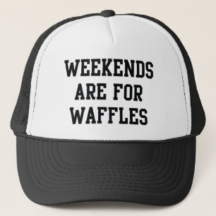 Die Wochenenden sind für Waffeln Truckerkappe