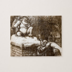 Die wöchentliche Sankt 1865 Vintagen Thomas Nash Puzzle