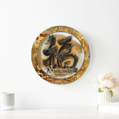DIE WOHLSTANDS-VERBINDUNG: Kunst des chinesischen Große Wanduhr (Zuhause)