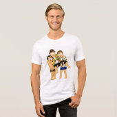 "Die Wohltätigkeit Ihrer Wahl" Tri-Blend Shirt (Vorderseite voll)