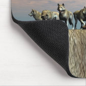 Die Wolf Meute 2 Mousepad (Ecke)