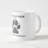 Die Wolf-Satz-Kaffee-Tasse Jumbo-Tasse (Vorderseite Rechts)