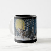DIE WOLF-Tasse Zweifarbige Tasse (Vorderseite Links)