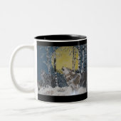 DIE WOLF-Tasse Zweifarbige Tasse (Links)