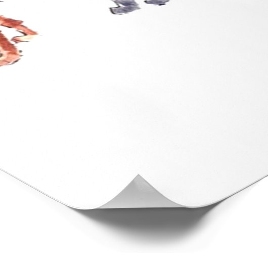 Die Wölfe Winterfell Poster (Ecke)