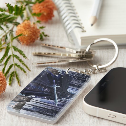 DIE WOLFSRUDEL-FÜHRER-SCHLÜSSELkette Schlüsselanhänger (Vorderseite rechts)