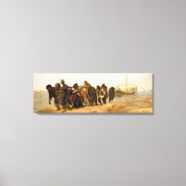 Die Wolga Boatmen von Ilya Repin ummantelte Canvas Leinwanddruck