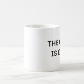 Die Wolke ist unten! Tasse (Mittel)