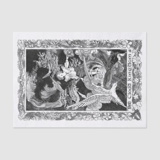 Die Wolken Seidenpapier (Vorderseite)