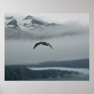 Die Wolken steigen Poster