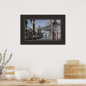 Die Wolken werden bald um (30x20") Poster (Küche)