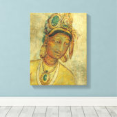 Die Wolkenkratzer Leinwanddruck (Insitu (Holzboden))