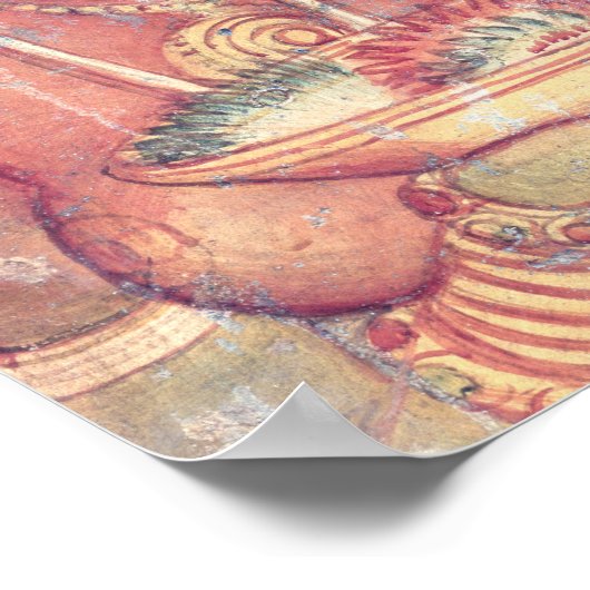 Die Wolkenkratzer von der Festung Rock, Poster (Ecke)