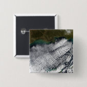 Die wolkigen Straßen im Golf von Mexiko Button (Vorne & Hinten)