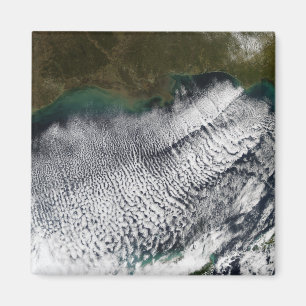 Die wolkigen Straßen im Golf von Mexiko Magnet