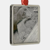 Die wolkigen Straßen vor Neuengland und den Mariti Silbernes Ornament (Rechts)