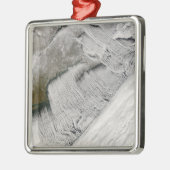 Die wolkigen Straßen vor Neuengland und den Mariti Silbernes Ornament (Links)