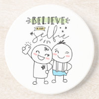 Die Wolle glauben an Ihr #selfie Funny Zitat