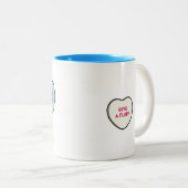 Die Wolljacken-Corgi-Rote Kaffee-Tasse 2015 des Zweifarbige Tasse (VorderseiteRechts)