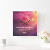 Die Word-Anker Quadratische Wanduhr (Zuhause)