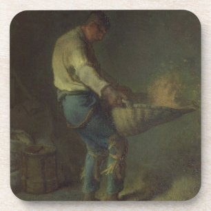 Die Worfelmaschine (Brett) Getränkeuntersetzer