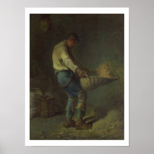 Die Worfelmaschine (Brett) Poster