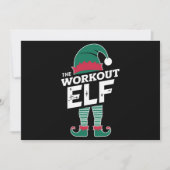 Die Workout-Elf-Gruppe passt Weihnachten in die Fa (Vorderseite)