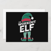 Die Workout-Elf-Gruppe passt Weihnachten in die Fa (Vorne/Hinten)