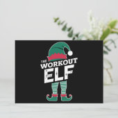 Die Workout-Elf-Gruppe passt Weihnachten in die Fa (Stehend Vorderseite)
